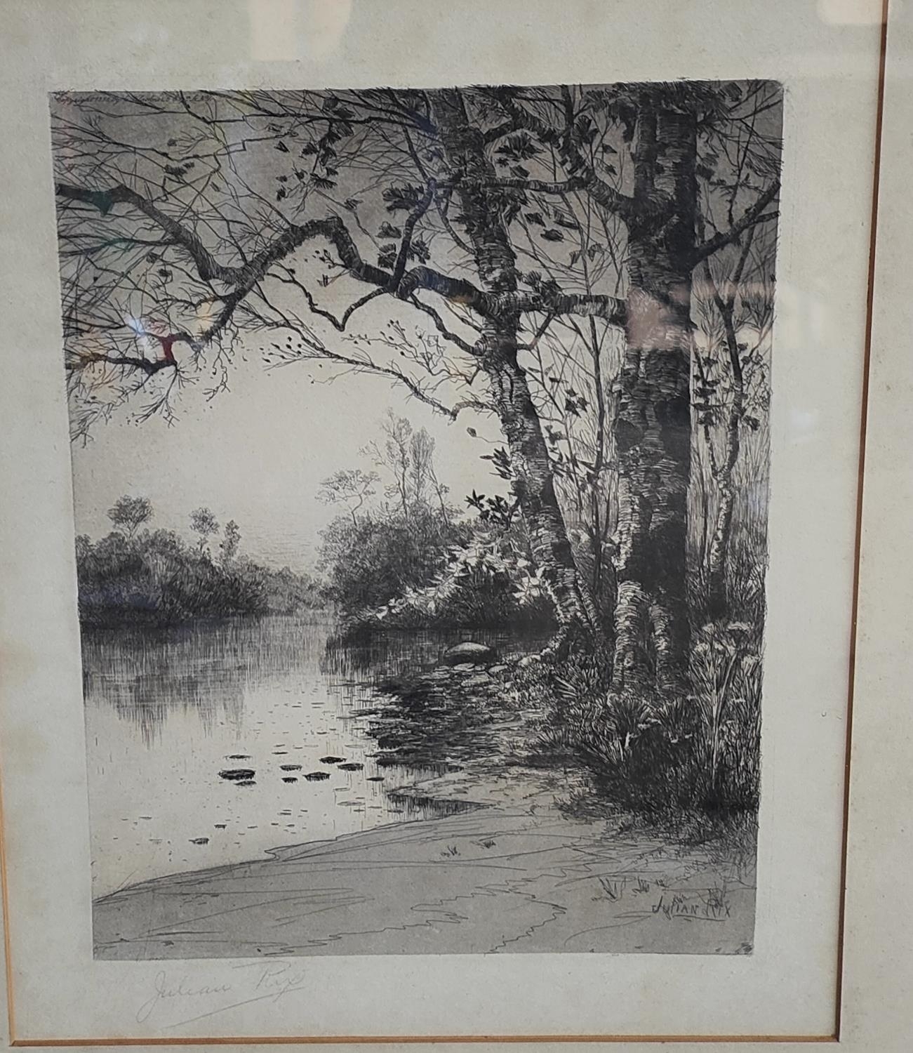 Julian Walbridge Rix | river scene | MutualArt