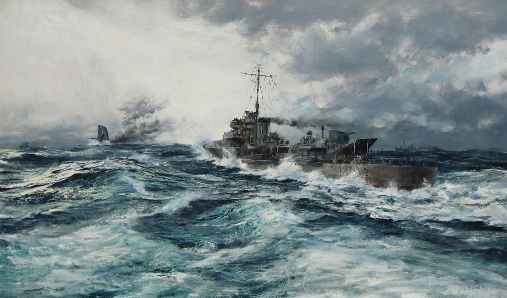 John Alford | The torpedoed ship : HMS Blean on escort duty in the ...