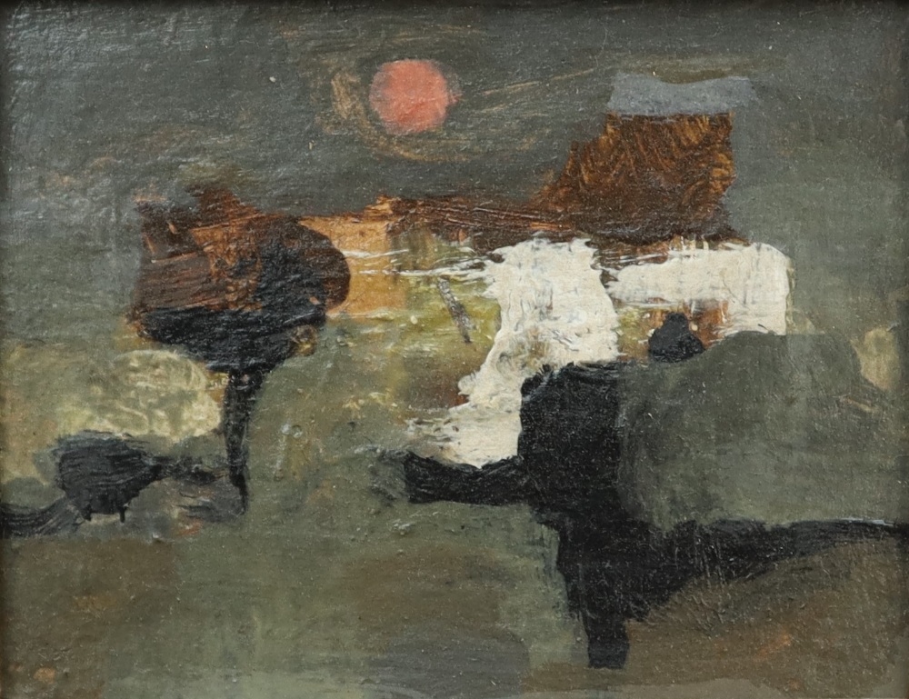 Victor Neep | Victor Neep Landscape Oil on board Label verso 7 | MutualArt