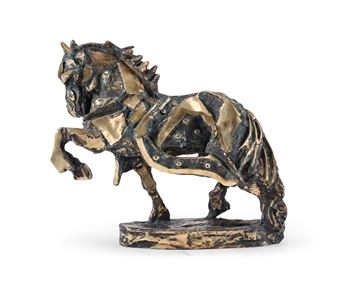 Cavallo bardato - Armando Riva