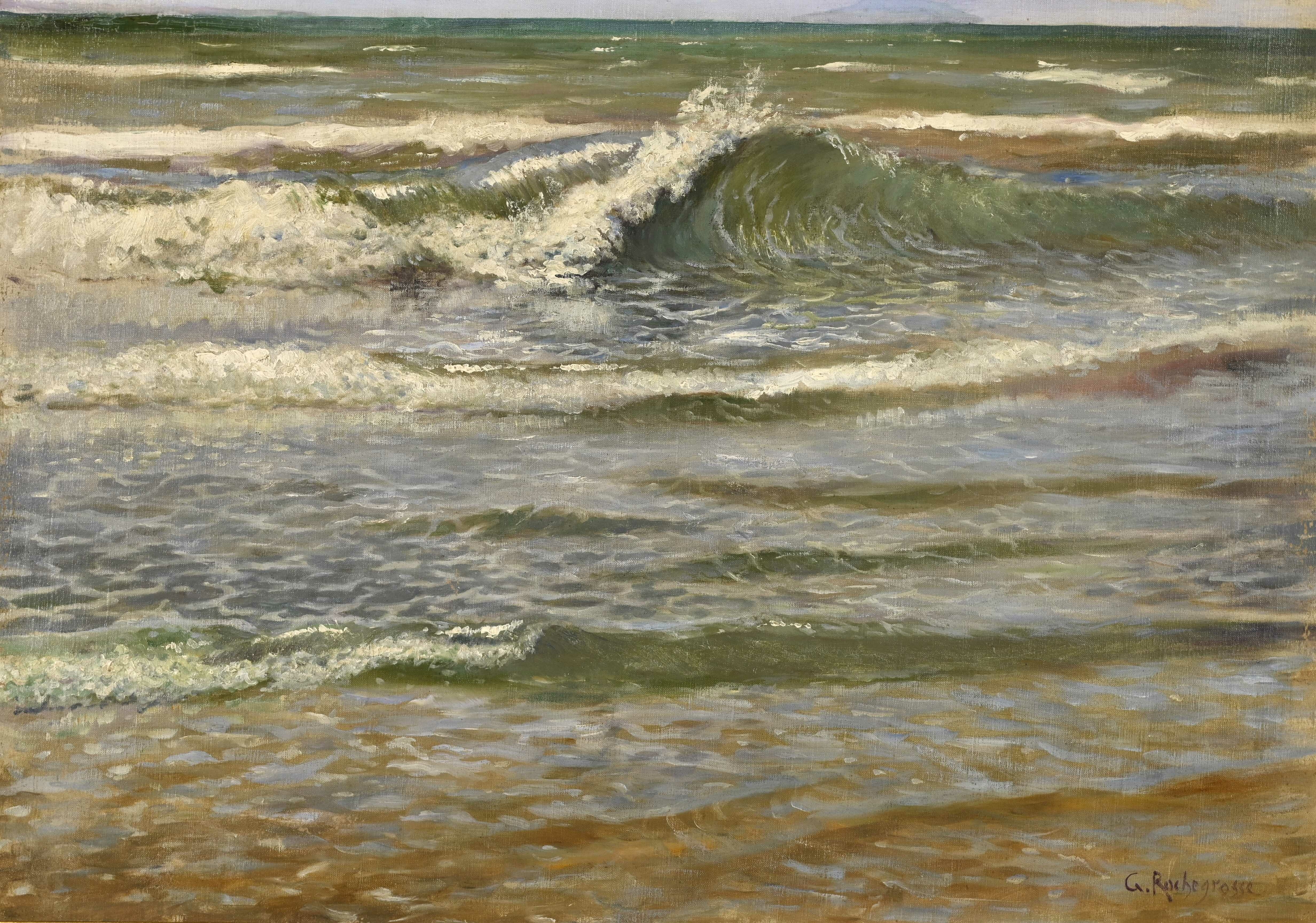 George Rochegrosse | La vague | MutualArt