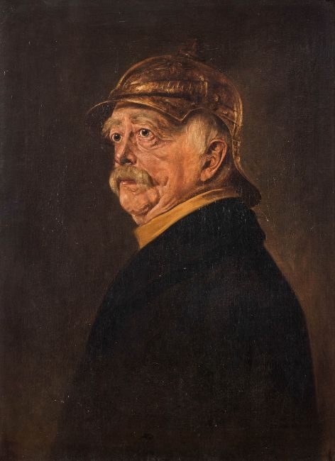 Franz Seraph Von Lenbach Portrait Of Prince Otto Von Bismarck Mutualart