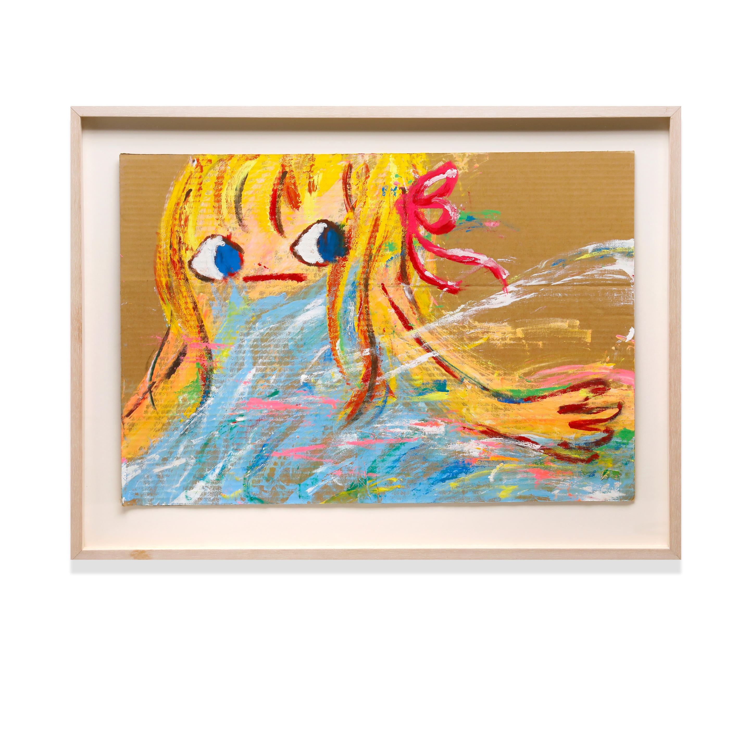 Artwork by Ayako Rokkaku, Untitled, Made of acrylic on cardboard