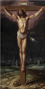 The Crucifixion - Monogrammist F. M., 17th Century