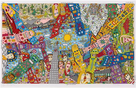 James Rizzi | SOMETHING FISHY GOING ON (1995) | MutualArt