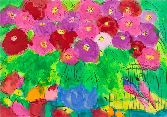 walasse-ting-still-life-靜物-