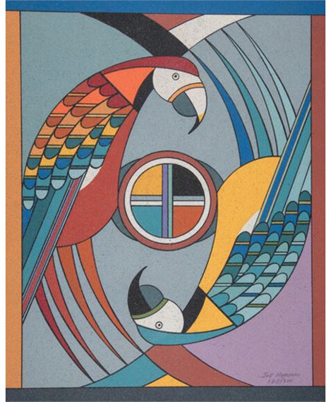 Anasazi Parrots by Joe Herrera