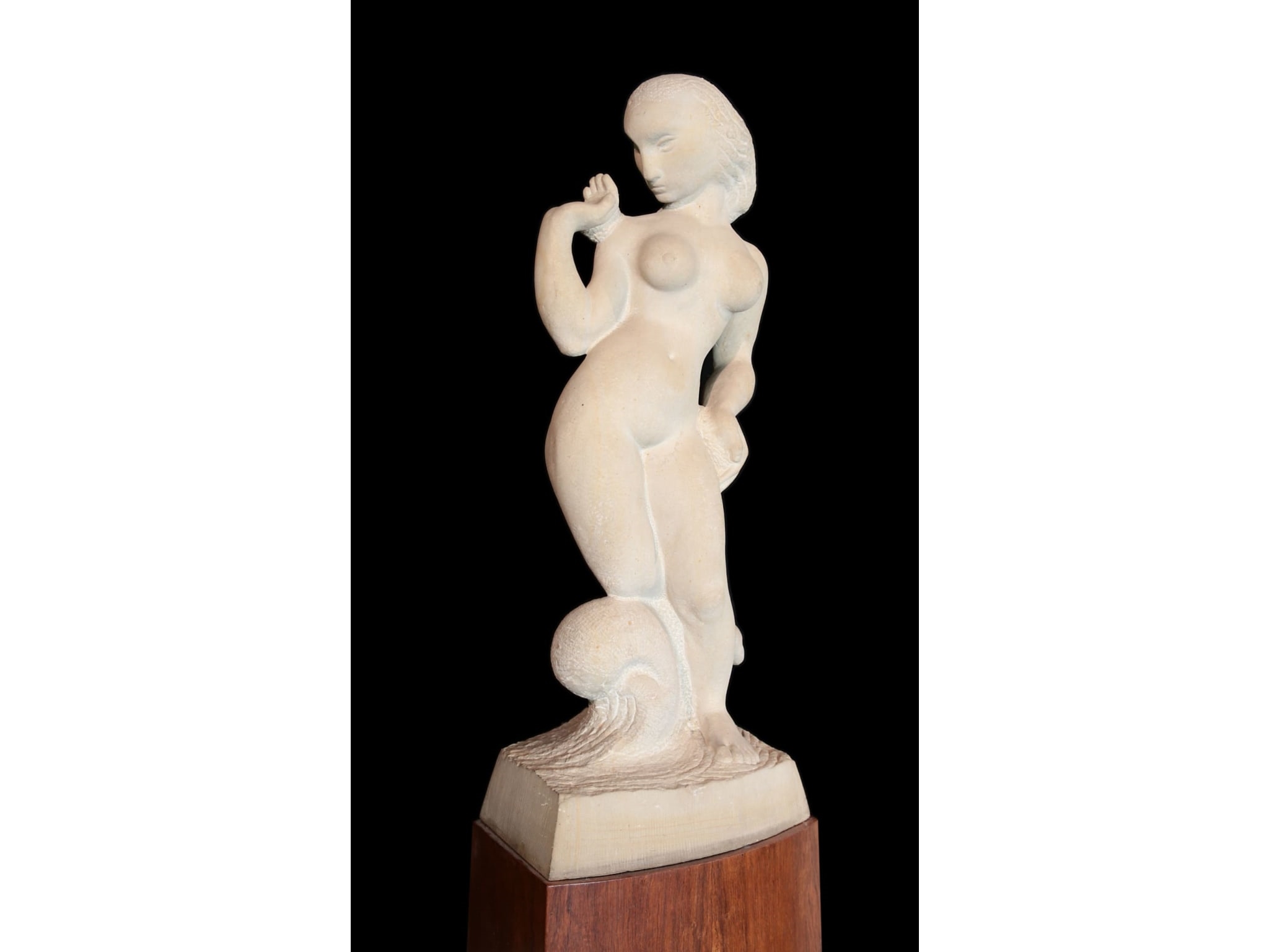 Artwork by John Rädecker, Venus Anadyomene, Made of Sandstone