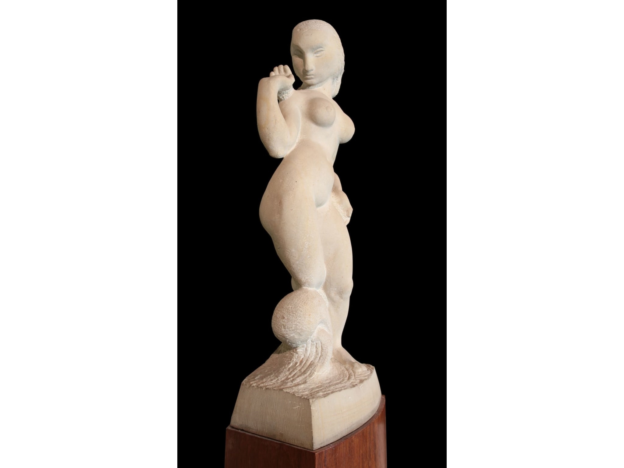 Artwork by John Rädecker, Venus Anadyomene, Made of Sandstone