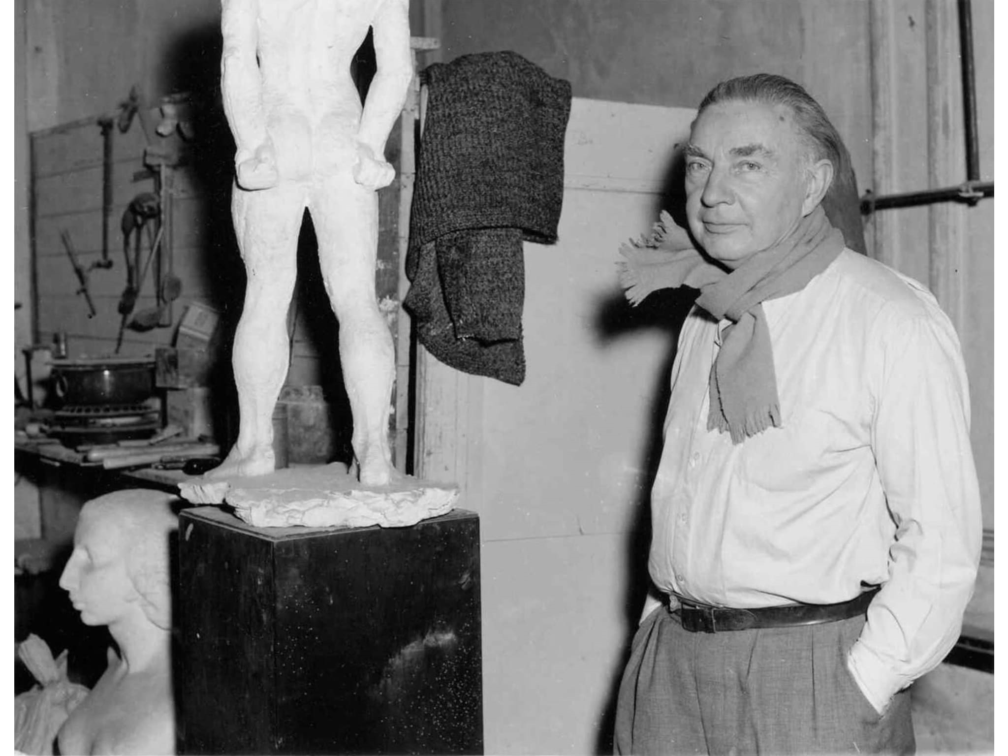 Artwork by John Rädecker, Venus Anadyomene, Made of Sandstone