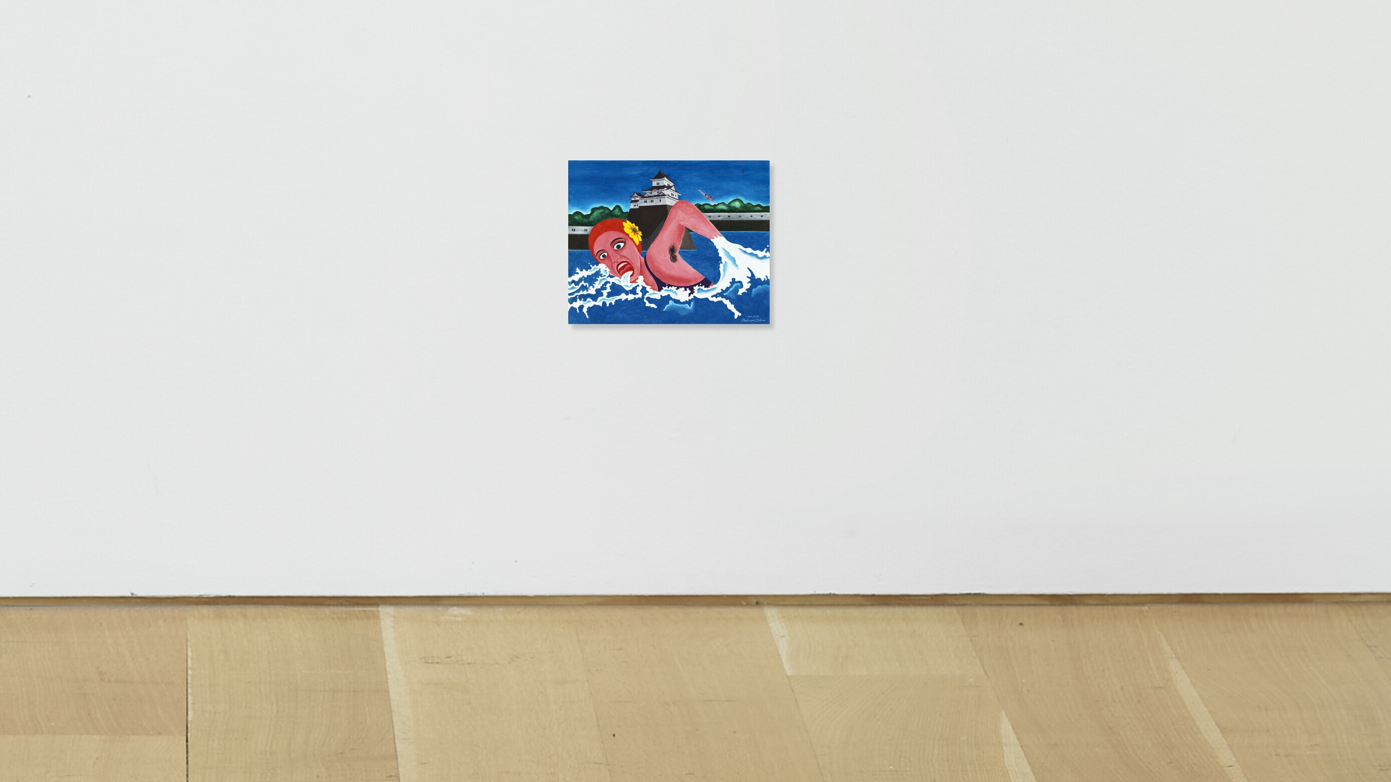 Artwork by Tadanori Yokoo, Moat Part II, Made of oil on canvas