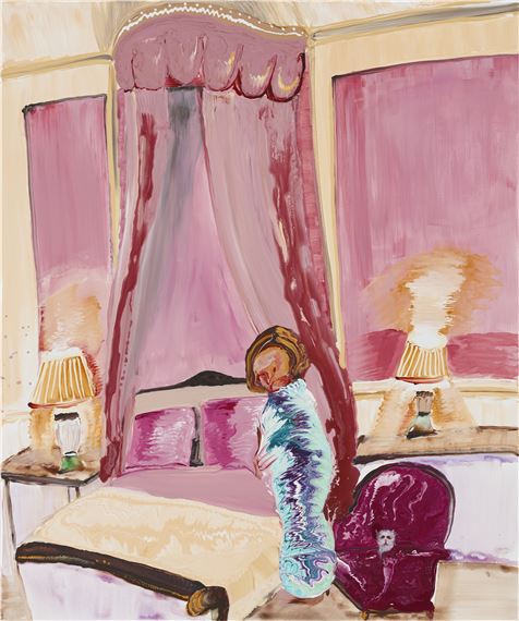 Lady with a Cat by Genieve Figgis, 2019, Painted in 2019