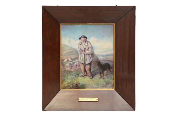 'Our noble friend' by Alfred William Strutt