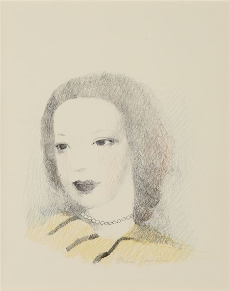 Dessin Original Signé Genia MINACHE - Aquarelle 'Princesse De Clèves' (Lafayette), 1958
