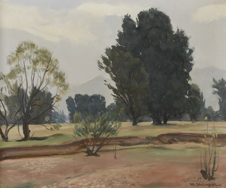 Maurice Ehlinger | Landscape with trees | MutualArt