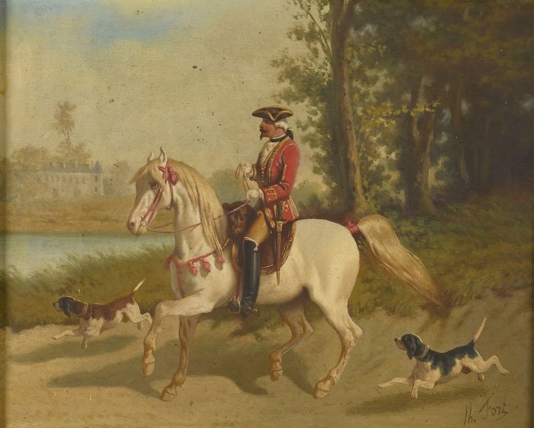 Théodore Fort | Couple in hunting | MutualArt