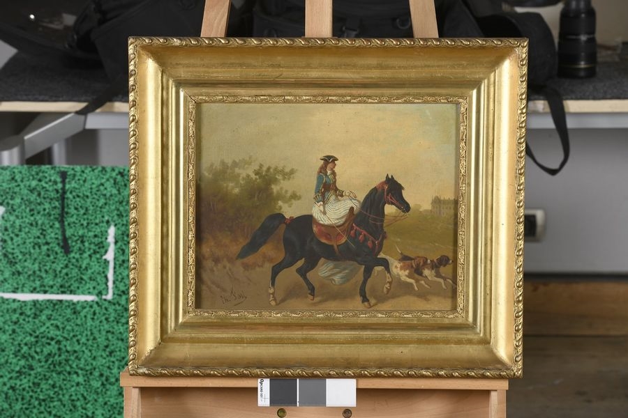 Théodore Fort | Couple in hunting | MutualArt