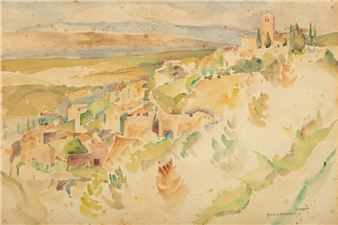 Vue de Mirmande. - Maurice Marandet