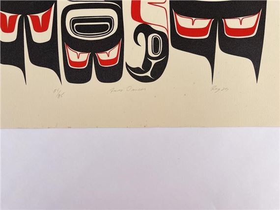 Reg Davidson | Reg Davidson Raven Dancer Haida Indian Print | MutualArt
