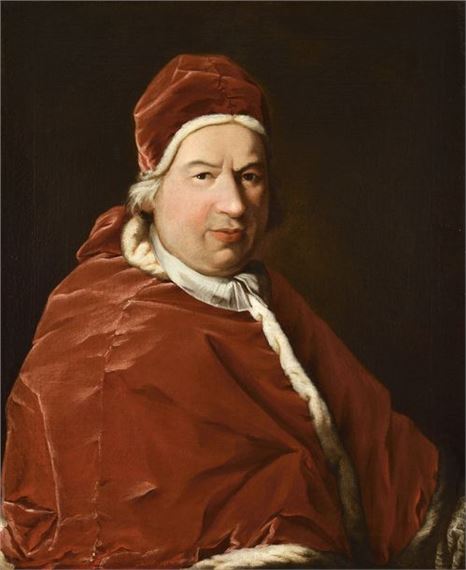 Portrait of Benoît XIV (1675 - 1758) by Pierre Subleyras