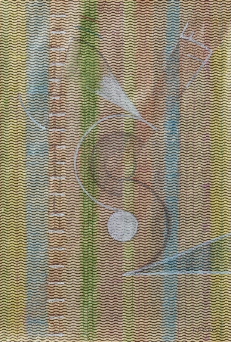 Artwork by Regina Bracchi, Studio per struttura, Made of Mixed technique on paper