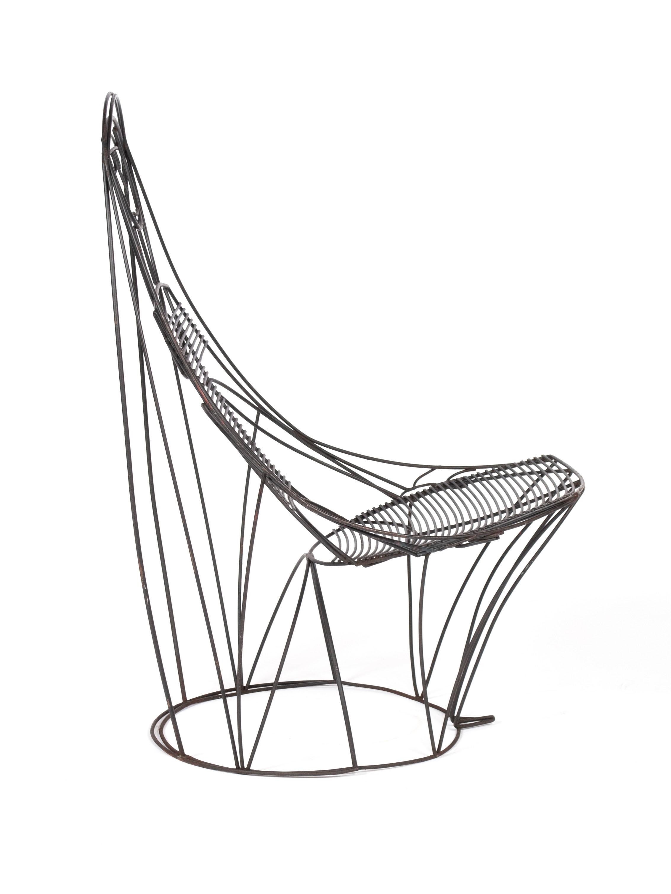 John Risley | METAL LOUNGE CHAIR | MutualArt