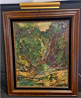 Impressive Mid Century Collage Art by LENORE BERAN - Lenore Beran