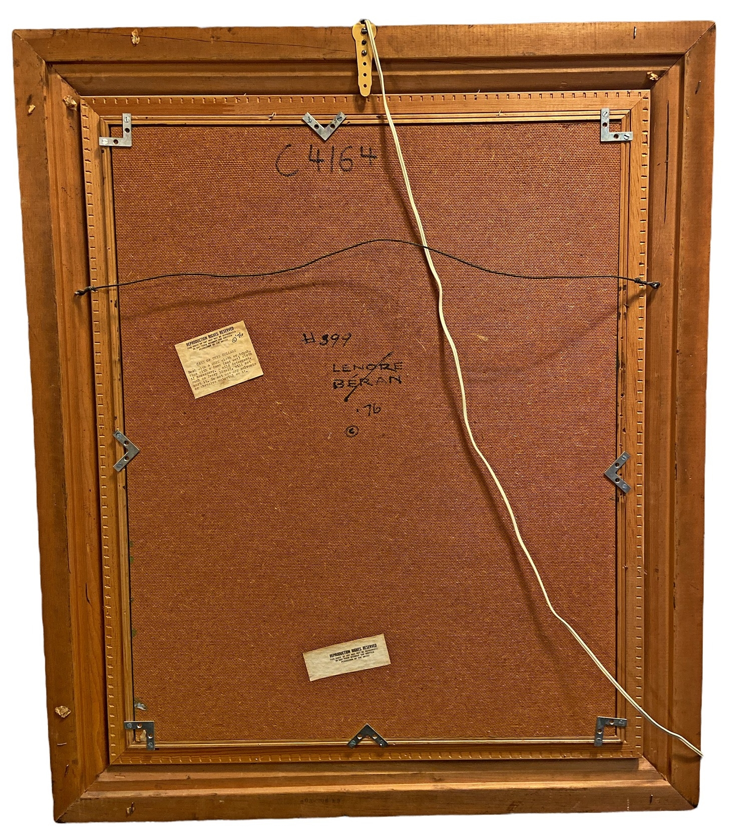 Artwork by Lenore Beran, Impressive Mid Century Collage Art by LENORE BERAN, Made of Collage