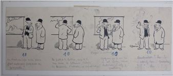 Two press drawings - Raoul Guerin