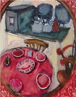 KITCHEN TABLEIN THE MIRROR - Elizabeth Cope