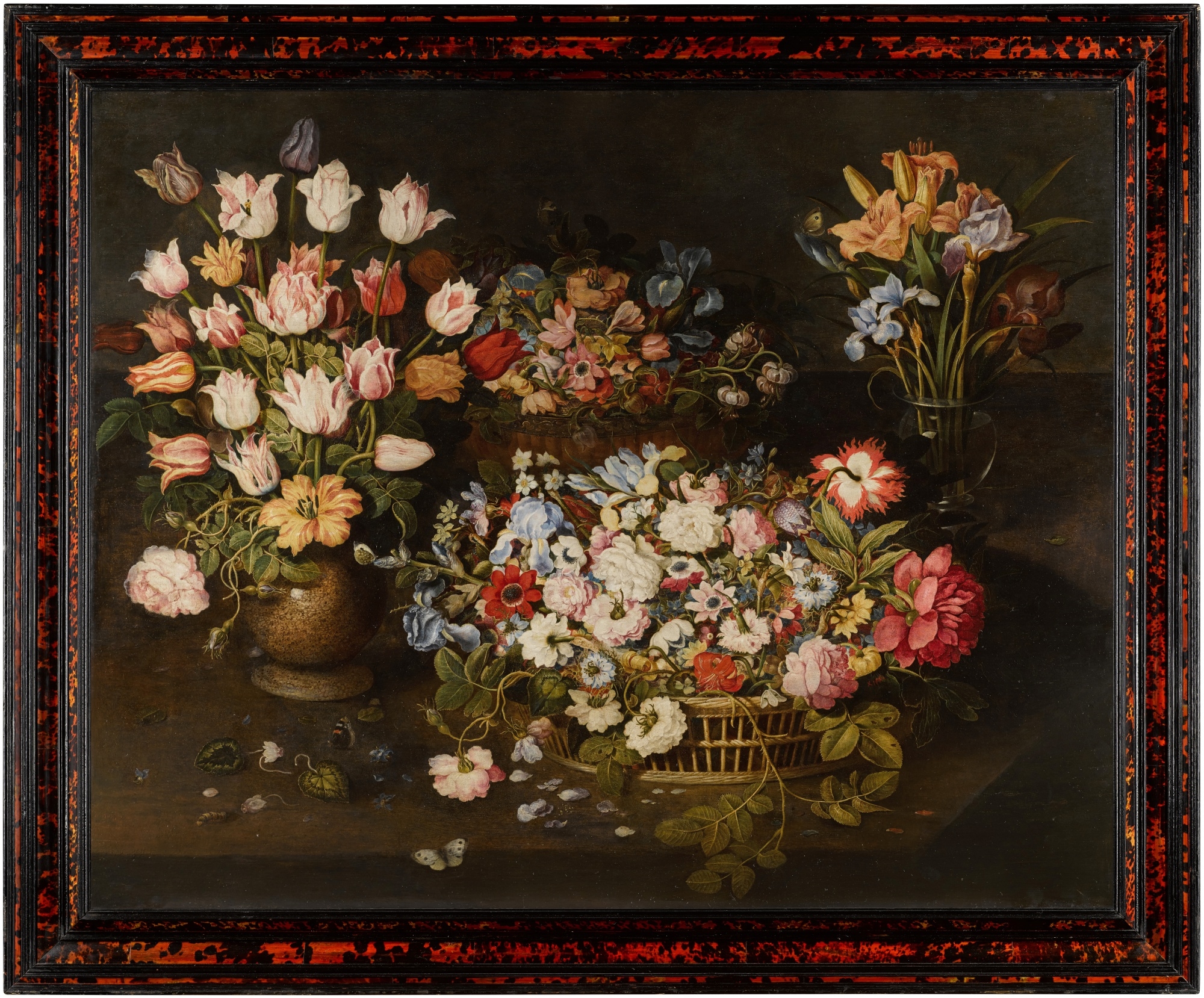 Osias Beert the Elder | Still life of tulips and an apothecary's rose ...