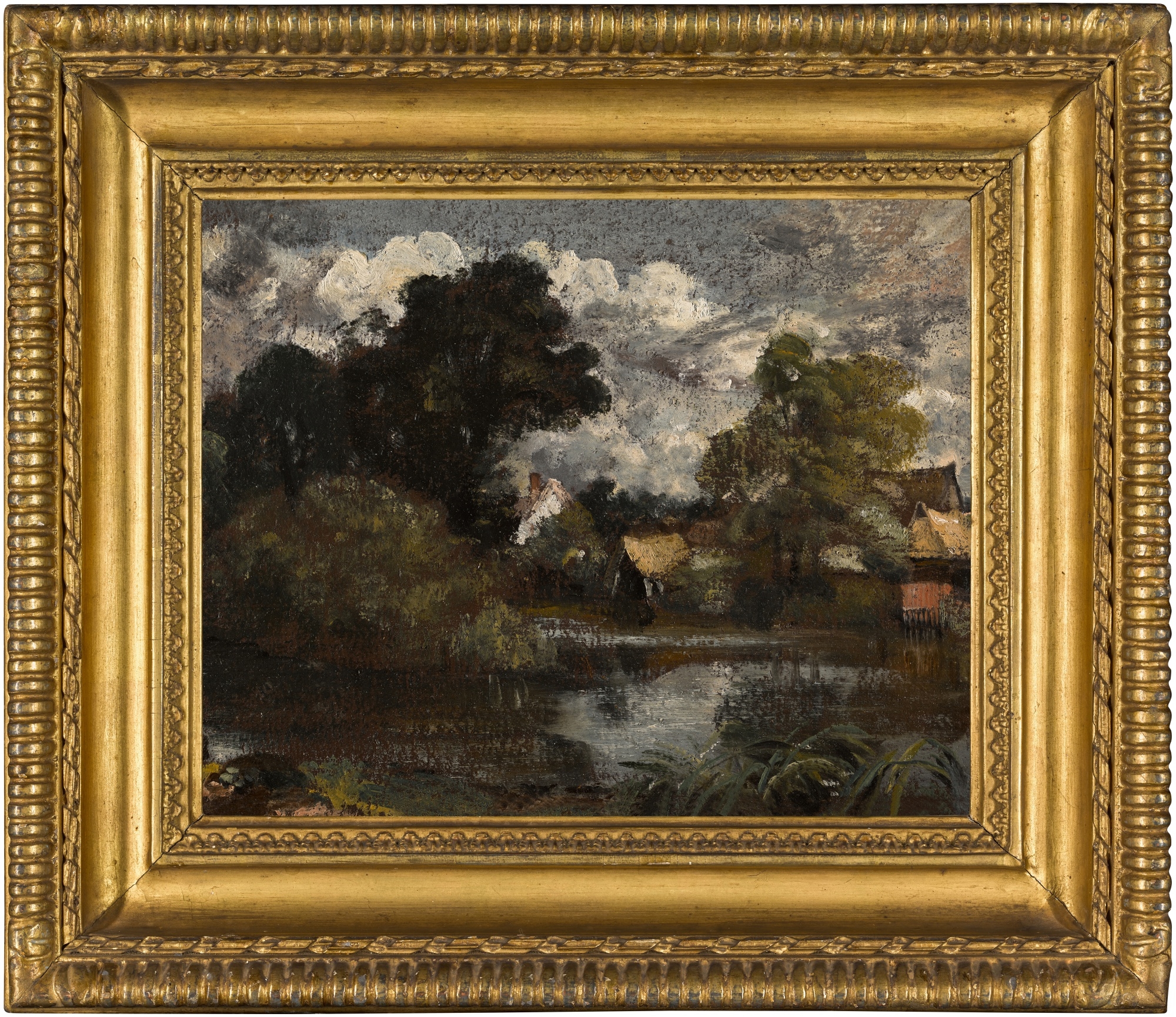 Artwork by John Constable, Study for the White Horse, Made of oil on board