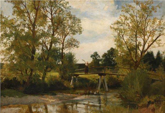 Sommerlandschaft by Gustav von Bechtolsheim