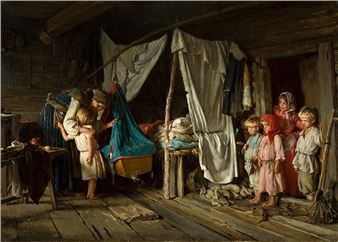 Home And Family. Images Of Peaceful Life - The State Russian Museum