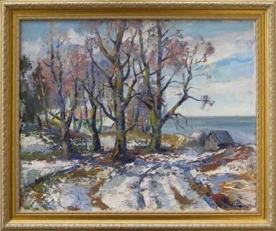 Pavasaris Kurzemes jūrmalā by Harijs Veldre, 1975