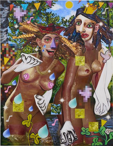Quick Dip by Allison Zuckerman, Executed in 2018