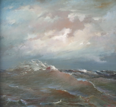 Artwork by Stanislavs Kreics, Pēc negaisa, Made of oil on canvas