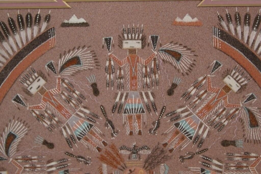 Native American School | Gathering Yei with miniature home of the ...