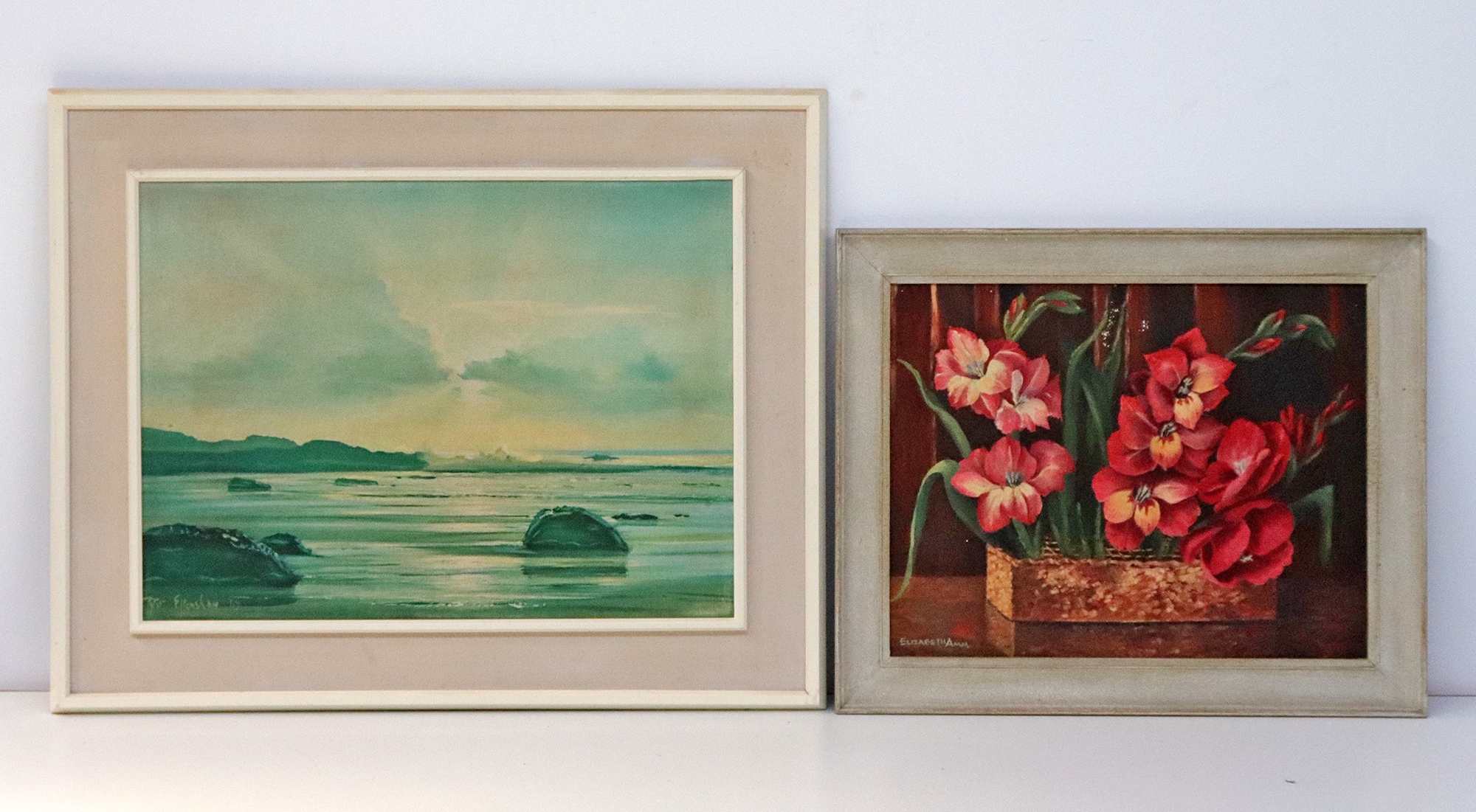 Artwork by Elizabeth Amm, AMMARYLLIS, Made of oil on board