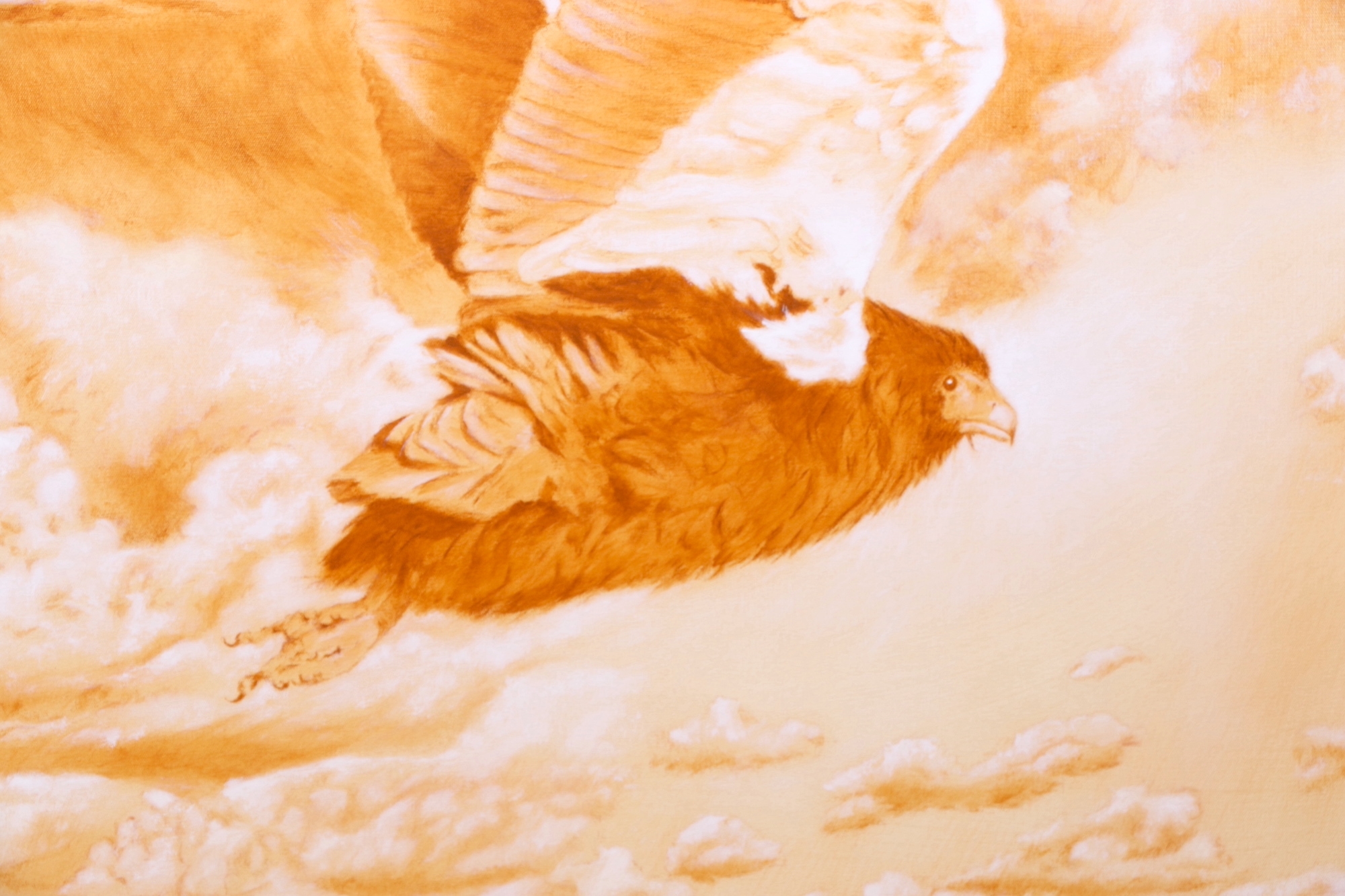 Artwork by Gordon Howard, BATELEUR, Made of acrylic on canvas