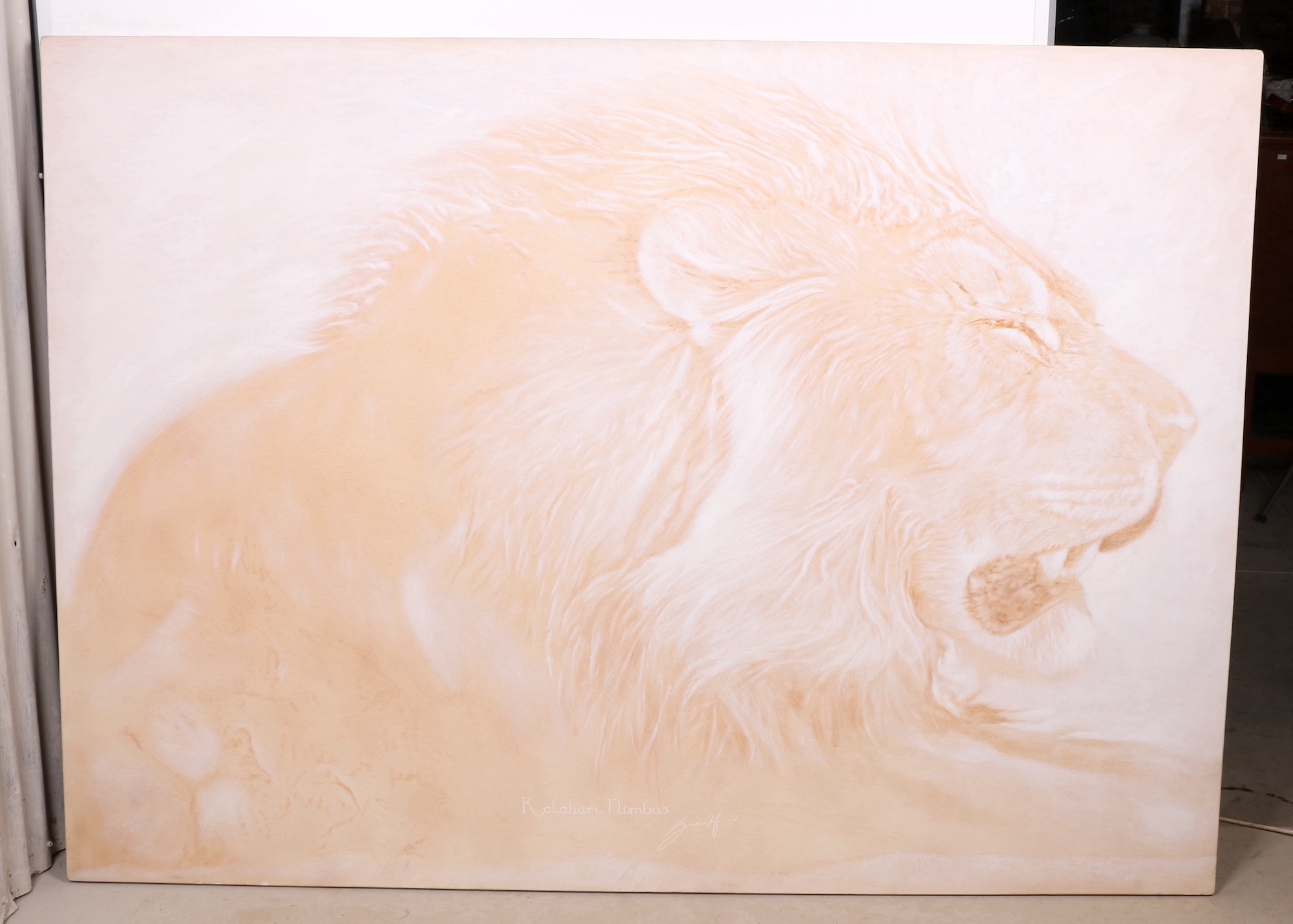 Artwork by Gordon Howard, KALAHARI NIMBUS, Made of acrylic on canvas