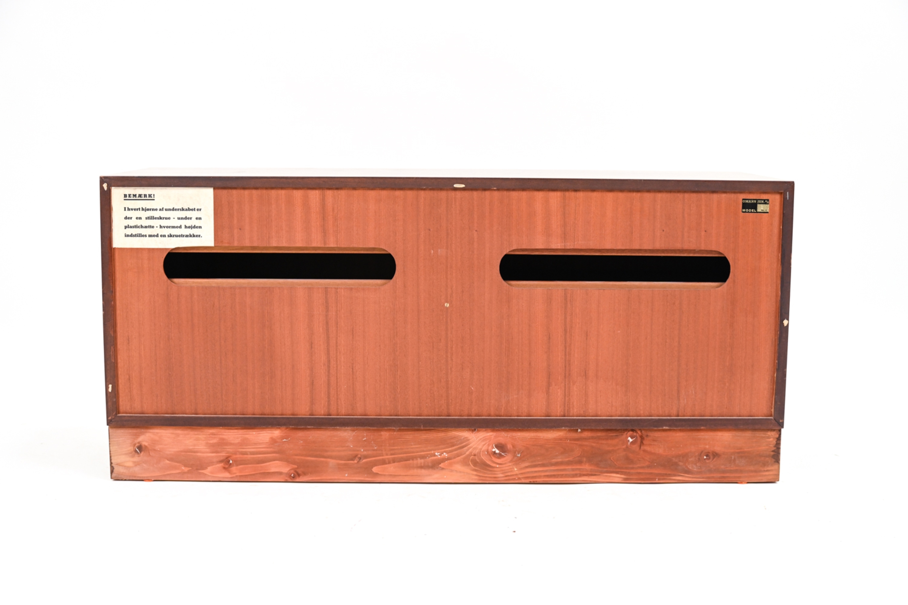 Artwork by Omann Jun, OMANN JUN. MODEL NR. 2 ROSEWOOD SIDEBOARD, Made of ROSEWOOD