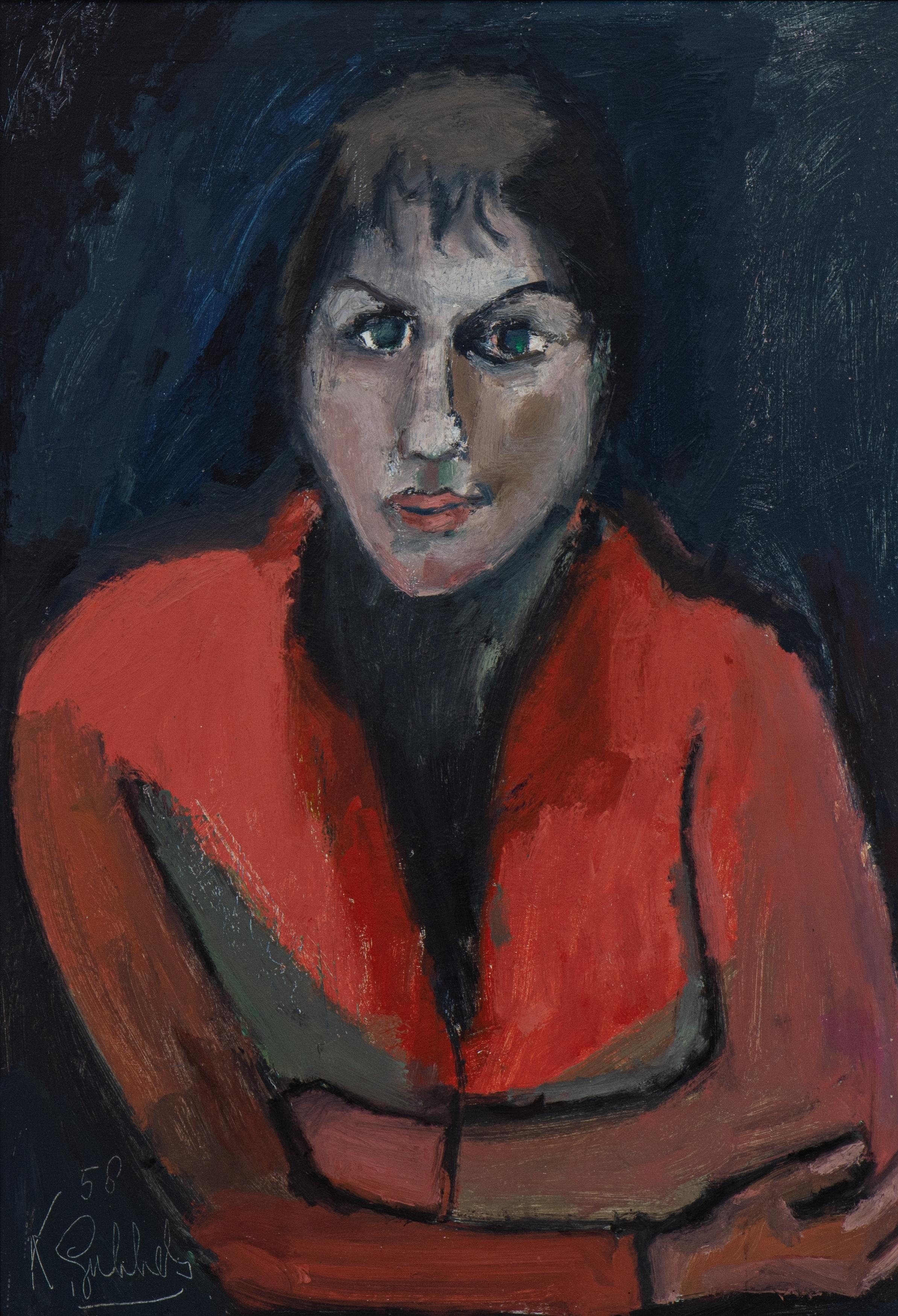Portrait of Tilly Reintjes by Klaas Gubbels, 1958