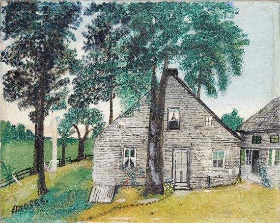 Kenyon Old House by Grandma Moses, March 1986