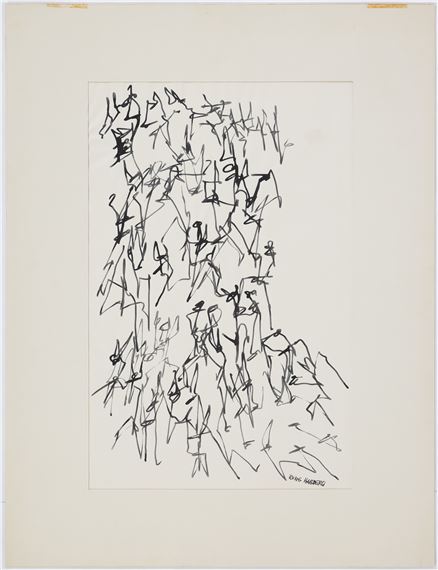 Rune Hagberg, ink on paper, signed. by Rune Hagberg