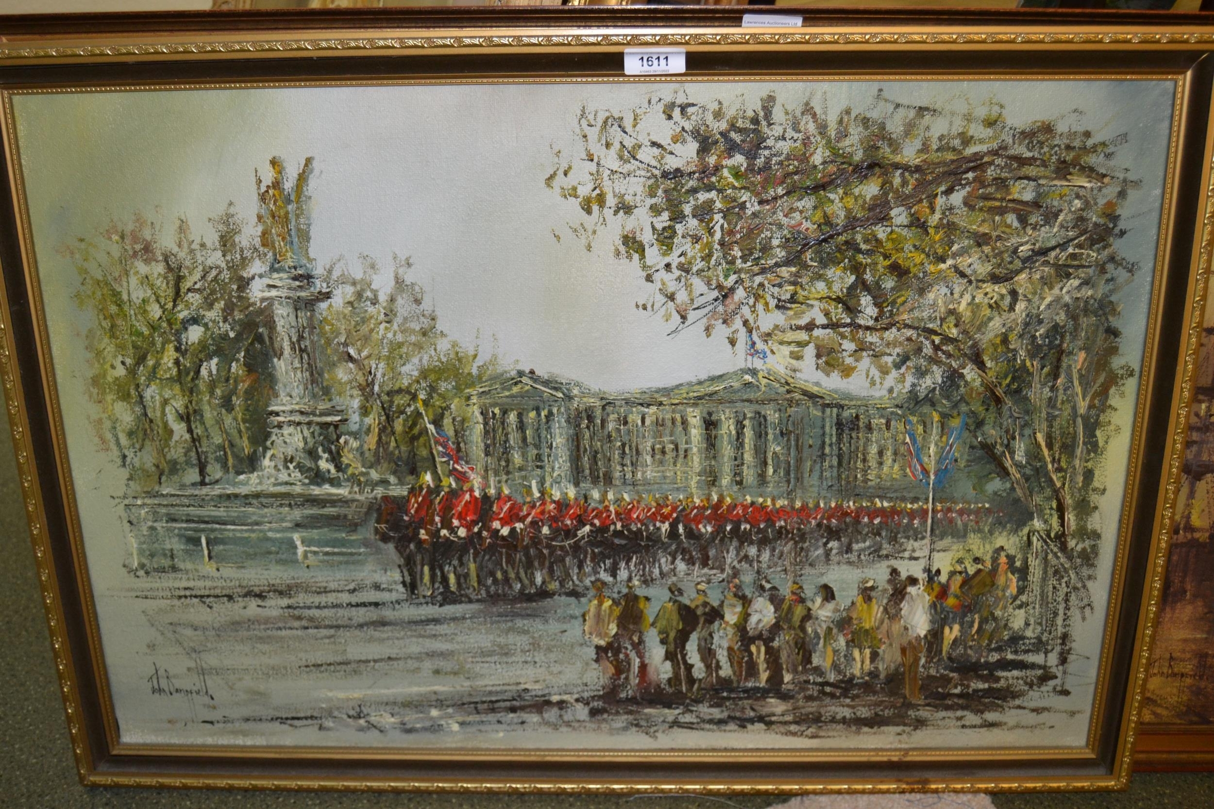 John Bampfield column of life guards on parade MutualArt
