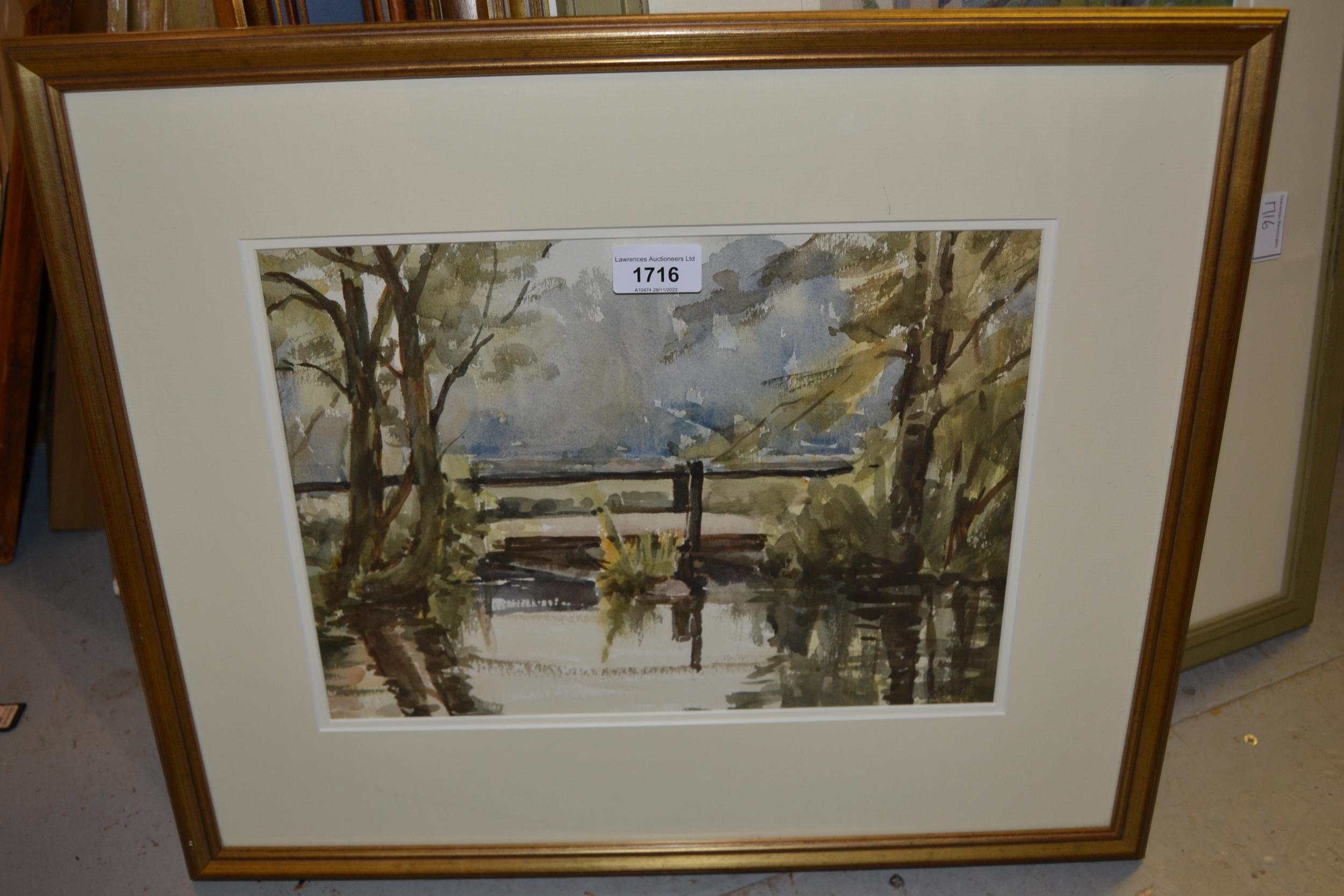 Powlett Katherine William | ' The Footbridge - River Test ' | MutualArt