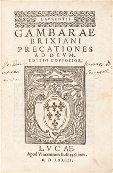 Precations ad deum - Vincenzo Busdraghi