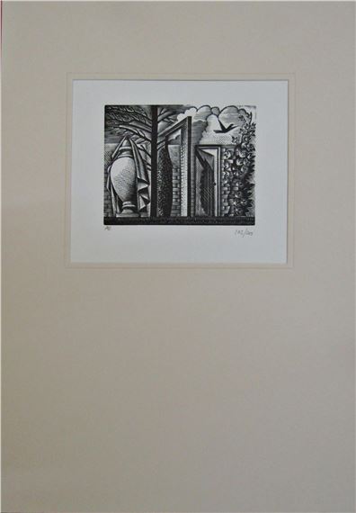 Eric Ravilious | 'GARDEN MEMORIES' (1936) | MutualArt