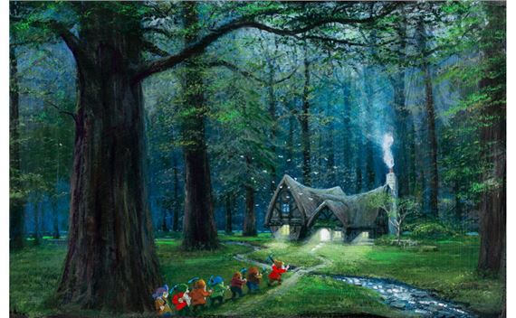 Peter Ellenshaw | Peter Ellenshaw Pooh and the Magic Tree Original
